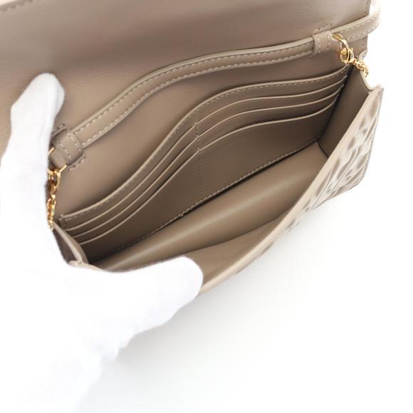 Fendi Leather Bag Zucca Beige Shoulder Baguette - Picture 3 of 4